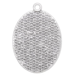 25x35mm Oval simple pendant tray,Zinc alloy filled,Antique silver plated,20pcs/lot