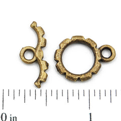 Casting Toggle Clasp,Anqitue Bronze plated,14MM*20MM,Sold 200 sets per pkg