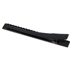 75mm Metal Alligator Hair Clip with Teeth,Black color,9.5mm width,20 pieces/lot