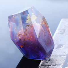 Crystal shape Transparent silicone mold Pendant resin silicone mold for Jewelry Making resion pendant making 67*60*42mm 1pcs