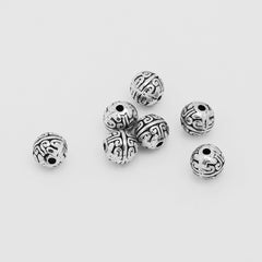 7.5mm Tibetan Beads,Euro Style Beads,Diy Jewelry Buddhism Beads,Large Hole Spacer beads,Thickness 7mm,Sold 50pcs/lot