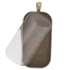 25x50mm rectangular flat back clear glass cabochon,cambered corner,Thickness about 7.5mm,20pcs/lot