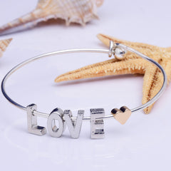 Gold Alloy Letter Pendant Charm letter necklace Personalized Name bracelet Alphabet 