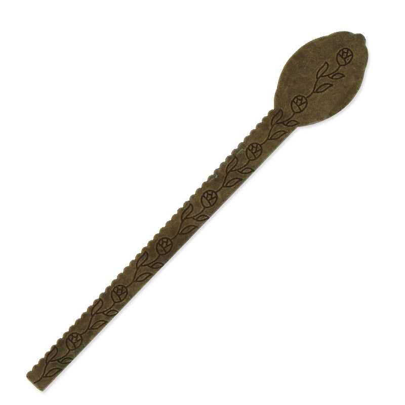 Antique bronze plated ruler with 18x25mm bezel,length is 134mm,stationery ruler,alloy filled, bookmark,10pieces/lot