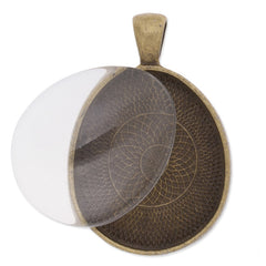 25x30mm Egg flat back clear glass cabochon,Thickness about 7.5mm,20PCS/lot