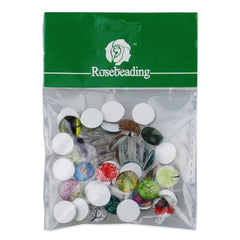 12MM Round pattern glass cabochons with mixed colorful tree,photo glass cabochon,flat back,thickness 4.5mm,50 pieces/lot
