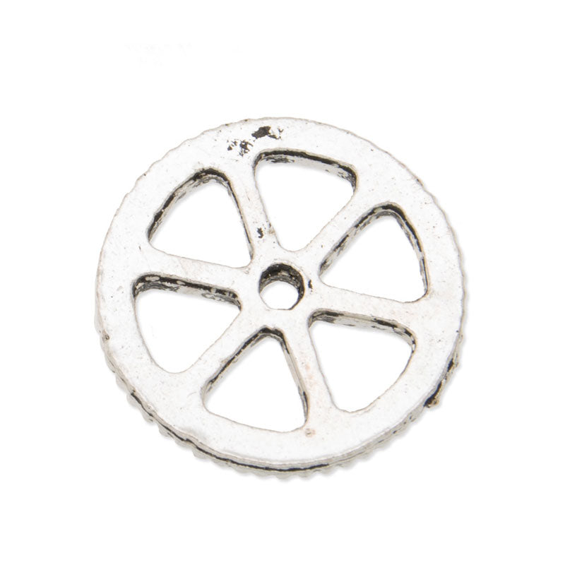 20PCS 15mm Antique Silver Metal Steampunk, Gear Charms Connector for Gear Jewelry