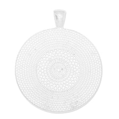 35mm(1 inch) Round pendant trays,zinc alloy filled,shine silver palted,20pcs/lot
