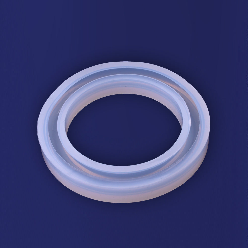 1 pcs Smooth Wide Bangle silicone mold,bracelet mould, for epoxy resin,jewellery Diy ,Inside diameter: 58mm