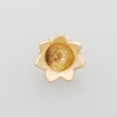 13*10MM lovely modern charms,Flower,Matte gold,suit for necklace/bracelet/earring ect,sold 10pcs per pkg
