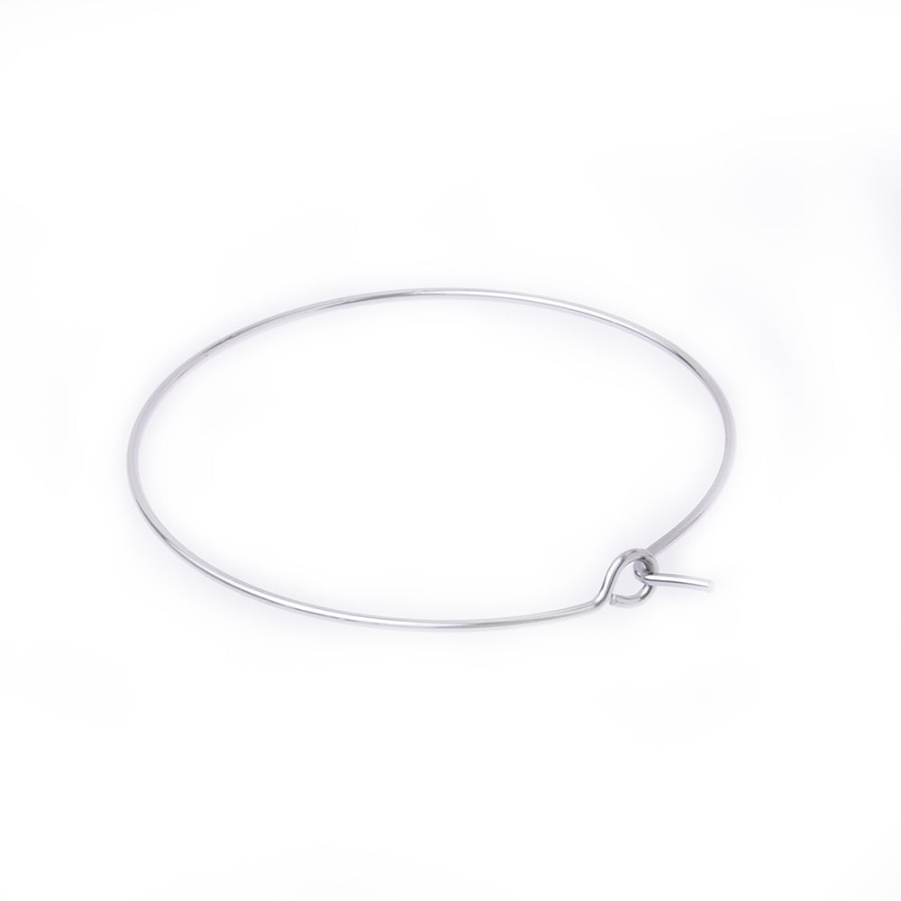 Clip On Hoop Earrings Fashion earrings modern handmade clip earrings diy jewelry 3cm silver  20pcs 10178701