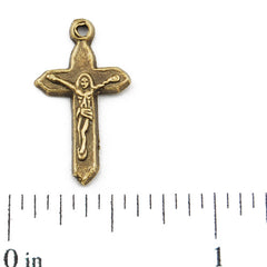 20*11mm Vintage antique bronze Zinc alloy Charms&pendants,cross,sold 300 pcs per pkg
