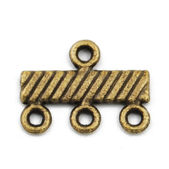 Casting Design Connectors,Antique Bronze Plated,14*10MM,Sold 200 pcs per pkg