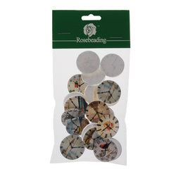 25MM Round Pattern flat-back Glass cabochon,one style multi photos,clocks,20 pieces/lot