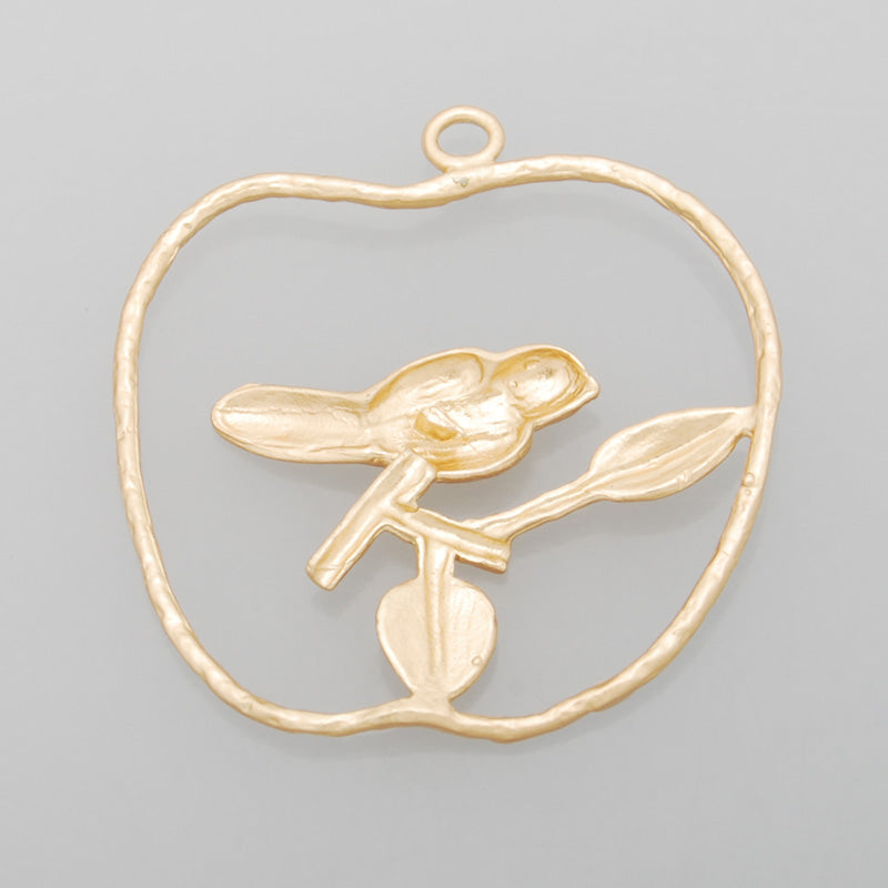 31*29MM lovely modern charms,Bird,Matte Gold,suit for necklace/bracelet/earring ect,sold 10pcs per pkg