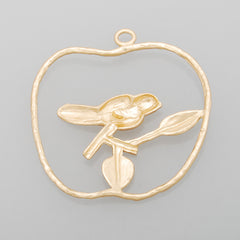 31*29MM lovely modern charms,Bird,Matte Gold,suit for necklace/bracelet/earring ect,sold 10pcs per pkg
