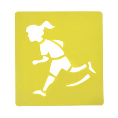 tibetara About 14*15cm Children's sportsman Stencils bullet journal accessories Drawing Stencil template 6 each/lot