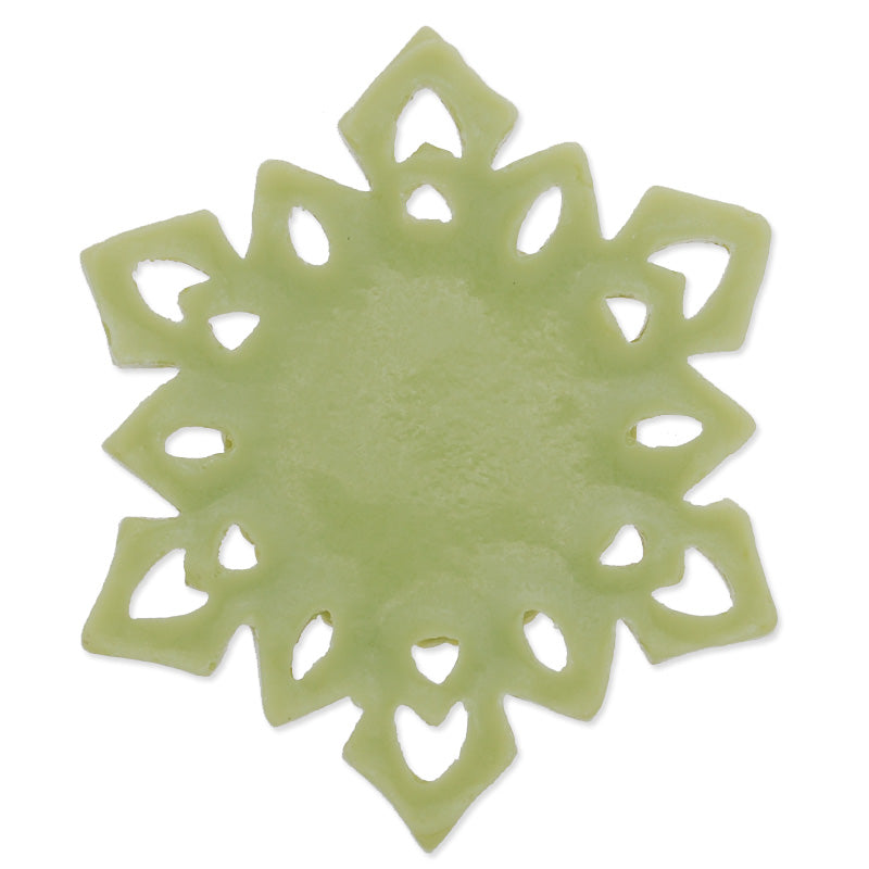 25mm Round frozen pendant blank,Ocean Green,Resin filled,20Pieces/lot