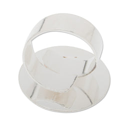 25mm Round Adjustable Silver  plated Pad Ring Base Setting Pendants With 25 MM round Pad,Sold 20PCS Per Package