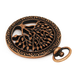 38*48mm Antique Copper Pocket Watch Pendant,Tree of Life Pendant,Steampunk Pendant,Necklace Pendant,sold 10pcs/lot