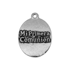 20 mi primera comunión Espanol bracelet charms Tibetan silver Pendant Charms For Jewelry Making,Metal 18x24mm