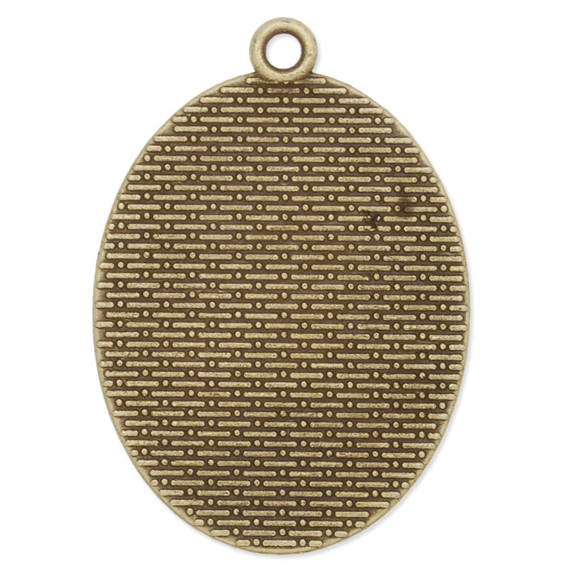 25x35mm Oval simple pendant tray,Zinc alloy filled,Antique Bronze plated,20pcs/lot