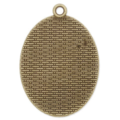 25x35mm Oval simple pendant tray,Zinc alloy filled,Antique Bronze plated,20pcs/lot