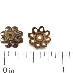 Iron Beads Caps,9MM,Antique Bronze Plated,Sold 1000 pcs per Pkg