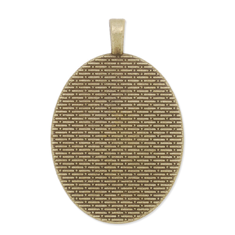 25x35mm Oval simple pendant tray,Zinc alloy filled,Antique Bronze plated,20pcs/lot