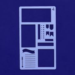 tibetara Pet Bullet journal stencil Flag Drawing Template for bullet planner fits A5 journal & Midori Regular about 4*7