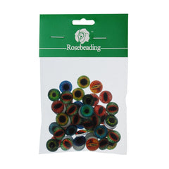 12mm Round glass cabochons,Dragon's Eye pattern glass cabochon,flat back,thickness 4.5mm,50 pieces/lot