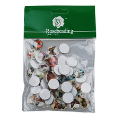 12MM Round glass cabochons with mixed Butterfly pattern,photo glass cabochons,flat back,thickness 4.5mm,50 pieces/lot