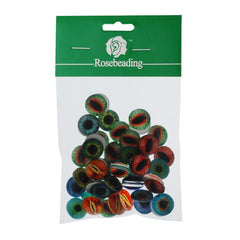 14mm Round glass cabochons,Dragon's eyes pattern glass cabochon,flat back,thickness 4.5mm,50 pieces/lot