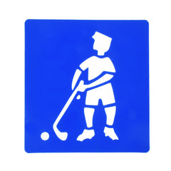 tibetara About 14*15cm Children's sportsman Stencils bullet journal accessories Drawing Stencil template 6 each/lot