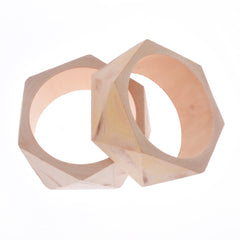 68mm Wooden bracelet Unfinished bangle unpainted bracelet raw wood bracelet Craft supply  2pcs