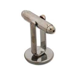 10MM Gun Metal Black Plated Flat Cufflink Blanks with a 10mm Glue Pad,sold 20pcs per lot