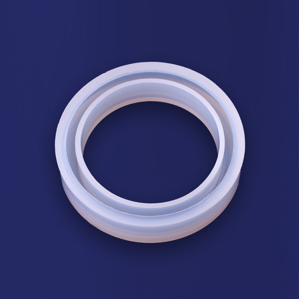 1 pcs Smooth Wide Bangle silicone mold,bracelet mould, for epoxy resin,jewellery Diy ,Inside diameter: 58mm