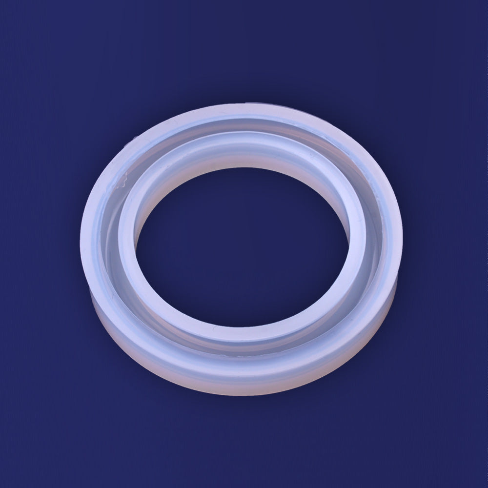 1 pcs Smooth Wide Bangle silicone mold,bracelet mould, for epoxy resin,jewellery Diy ,Inside diameter: 58mm