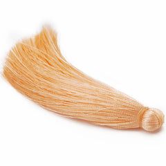 8cm Silky Tassels,Korea Handmade Long Jewelry Tassels,Rubber Pink Quality Necklace Tassels, 20pcs/lot