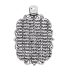 18x25mm Oval cameo setting,zinc alloy filled ,antique Silver plated,20pcs/lot