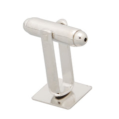 10*10MM Cufflink Blanks with a 10mm Pad,Square,Imitation Rhodium,sold 20pcs per lot
