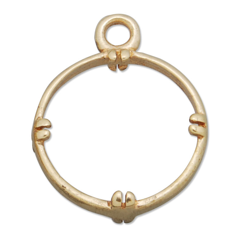 13MM Round Brass Gemstone Bezel,Raw Brass,charms links,sold 20pcs per lot
