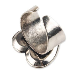 Antique Silver plated Ring Base Setting  With 15*15MM Heart Locket,fit 15*15 heart photo;Sold 10PCS Per Package