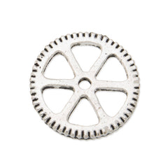 20PCS 15mm Antique Silver Metal Steampunk, Gear Charms Connector for Gear Jewelry
