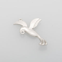 28*17MM lovely modern charms,Bird,Matte Rhodium,suit for necklace/bracelet/earring ect,sold 10pcs per pkg