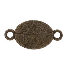 10x14mm Oval Bracelet Connector Bezel,Easy use,Zinc Alloy filled,Antique Bronze plated,20pcs/lot
