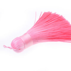 7.8cm  DIY Jewelry Handmade Tassels, Braided Long Handmade Jewelry Tassels light pink,6pcs/lot