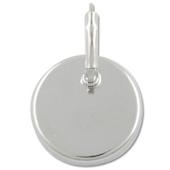25MM Round Imitation Rhodium French Lever Back Earrings Blank/Base,fit 25MM glass cabochons,buttons