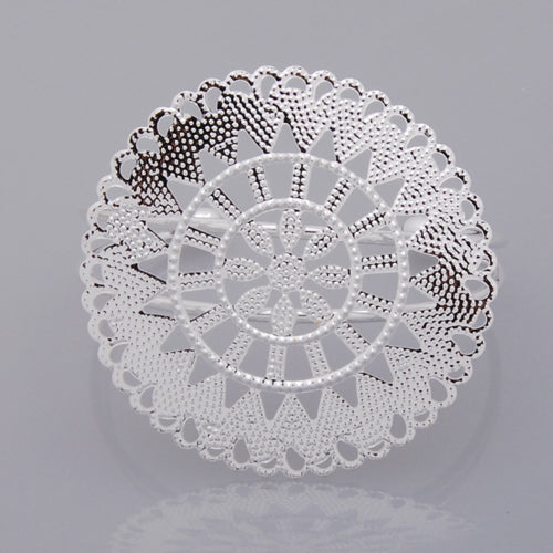 2013-2014 New Arrival Adjustable Copper Bracelet with 55mm round Faceplate,ISilver,Lead Free And Nickel Free,Sold 10PCS Per Lot