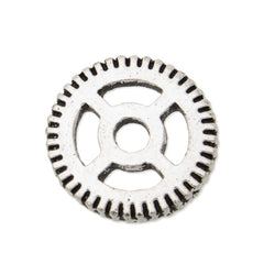 20PCS 15mm Antique Silver Metal Steampunk, Gear Charms Connector for Gear Jewelry
